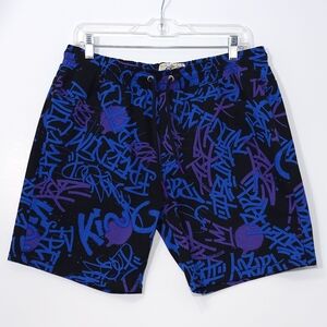 Fresh Prints Stretch Twill Graphic Shorts Men's LG